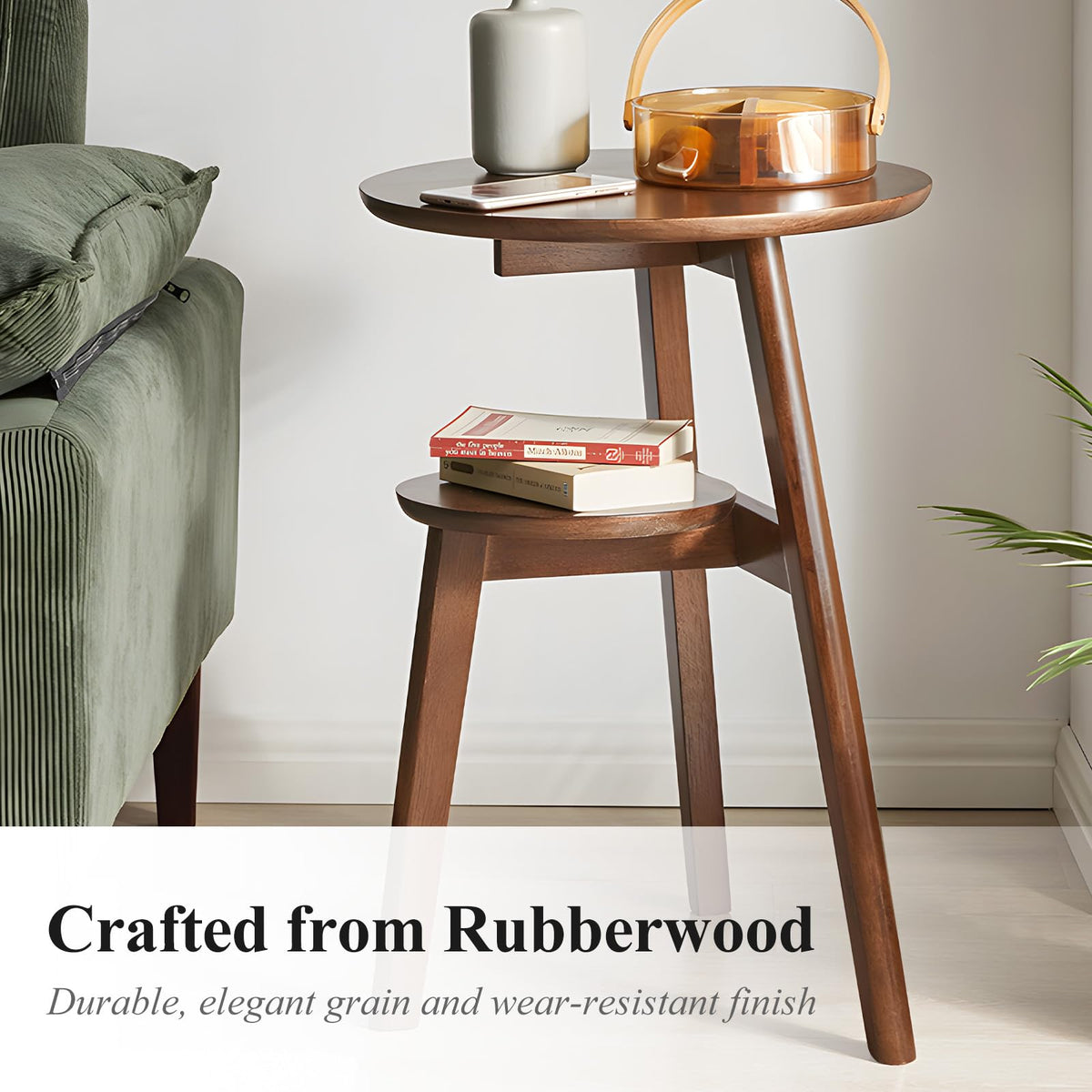 2-Tier Round Side Table N7559