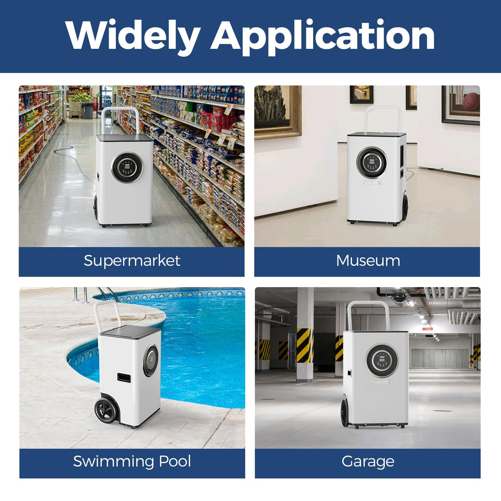 110 PPD Portable Commercial Dehumidifier with Pump B1873