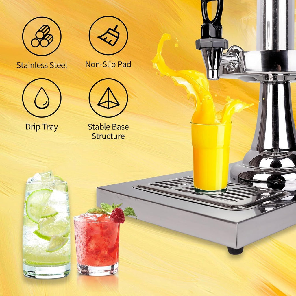 Stainless Steel Beverage Dispenser with Stand W6680