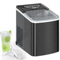 Black Countertop Ice Maker with Scoop and Basket U3606