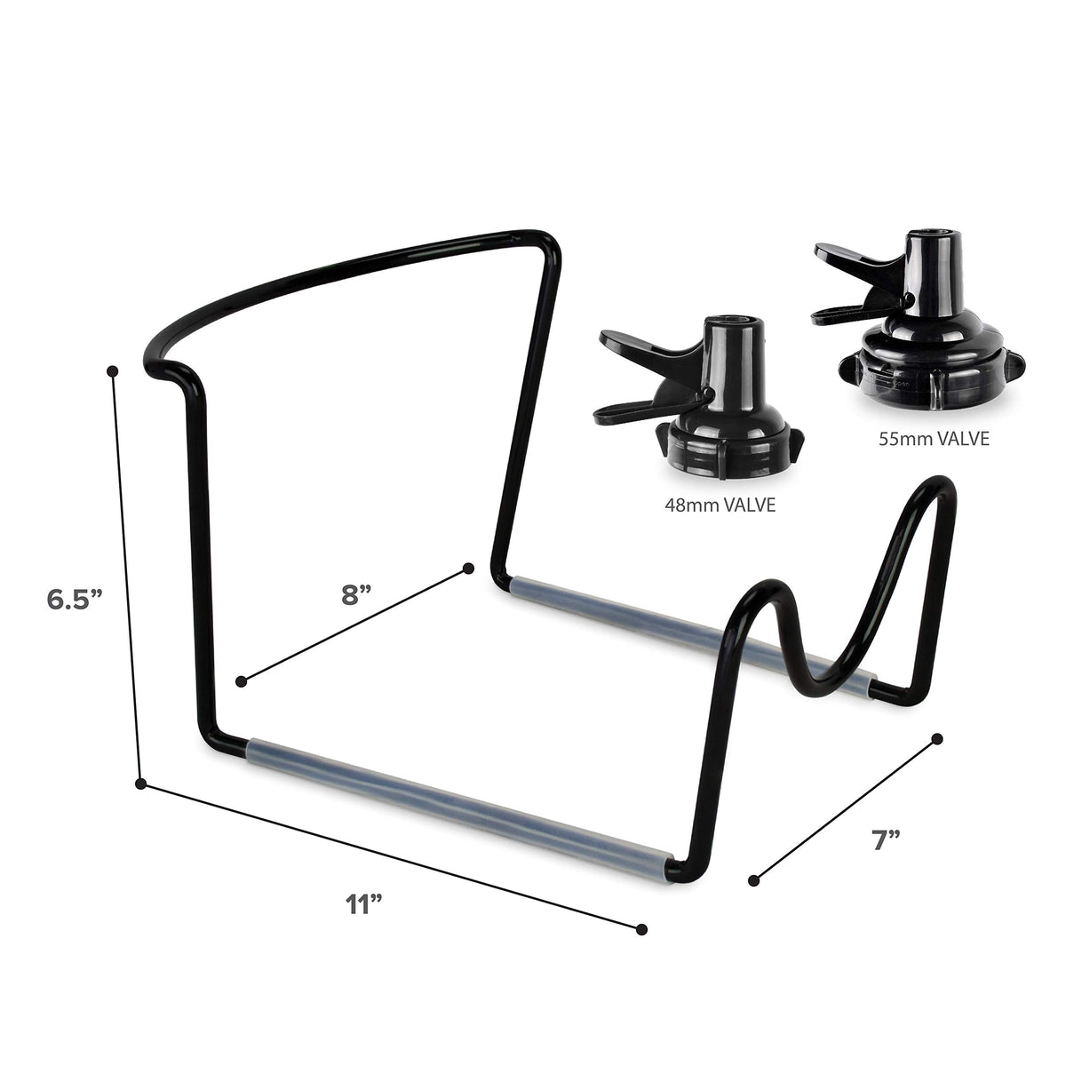 3-5 Gallon Water Jug Stand and 2 Dispenser Valves W5436