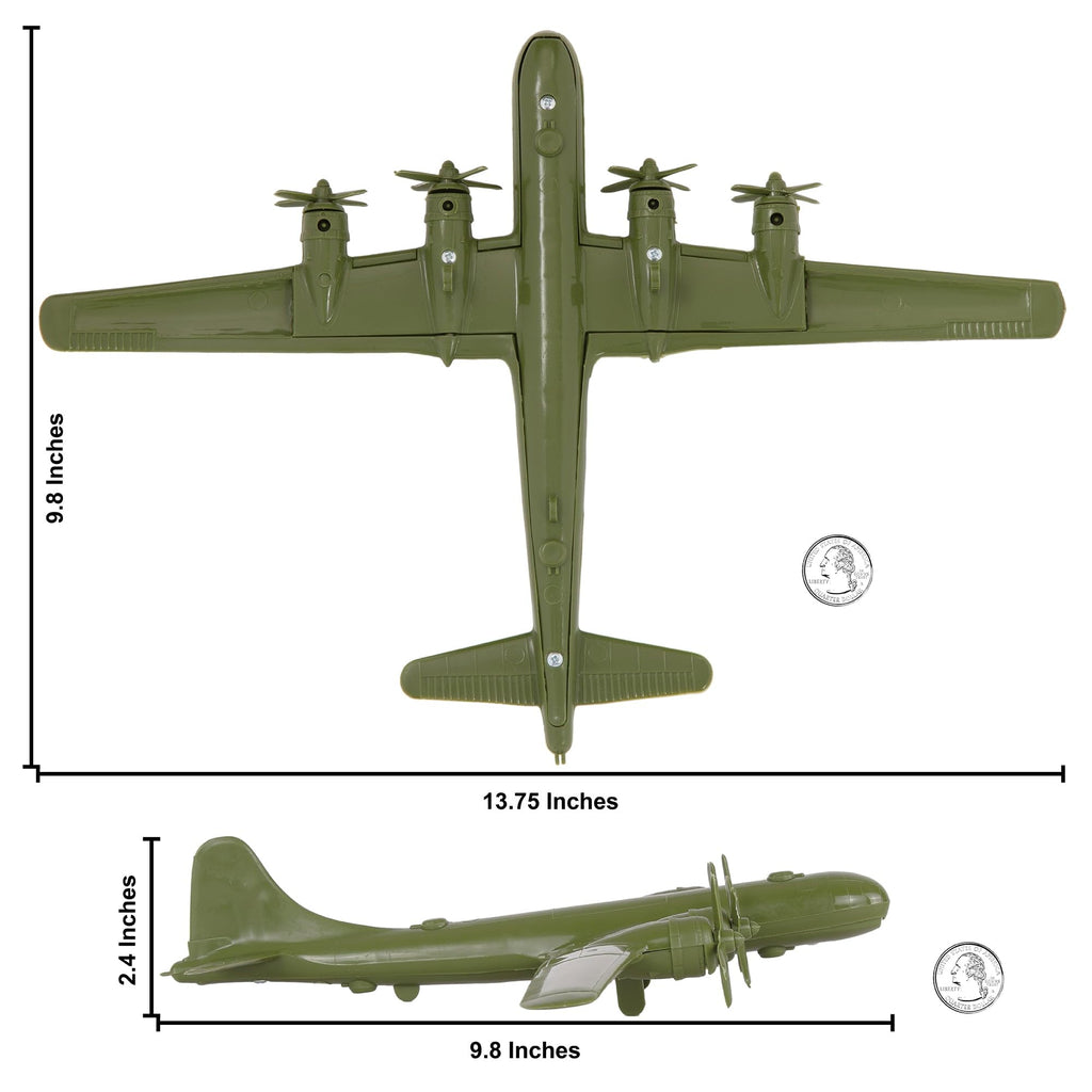 OD Green Plastic Bomber Plane U692473
