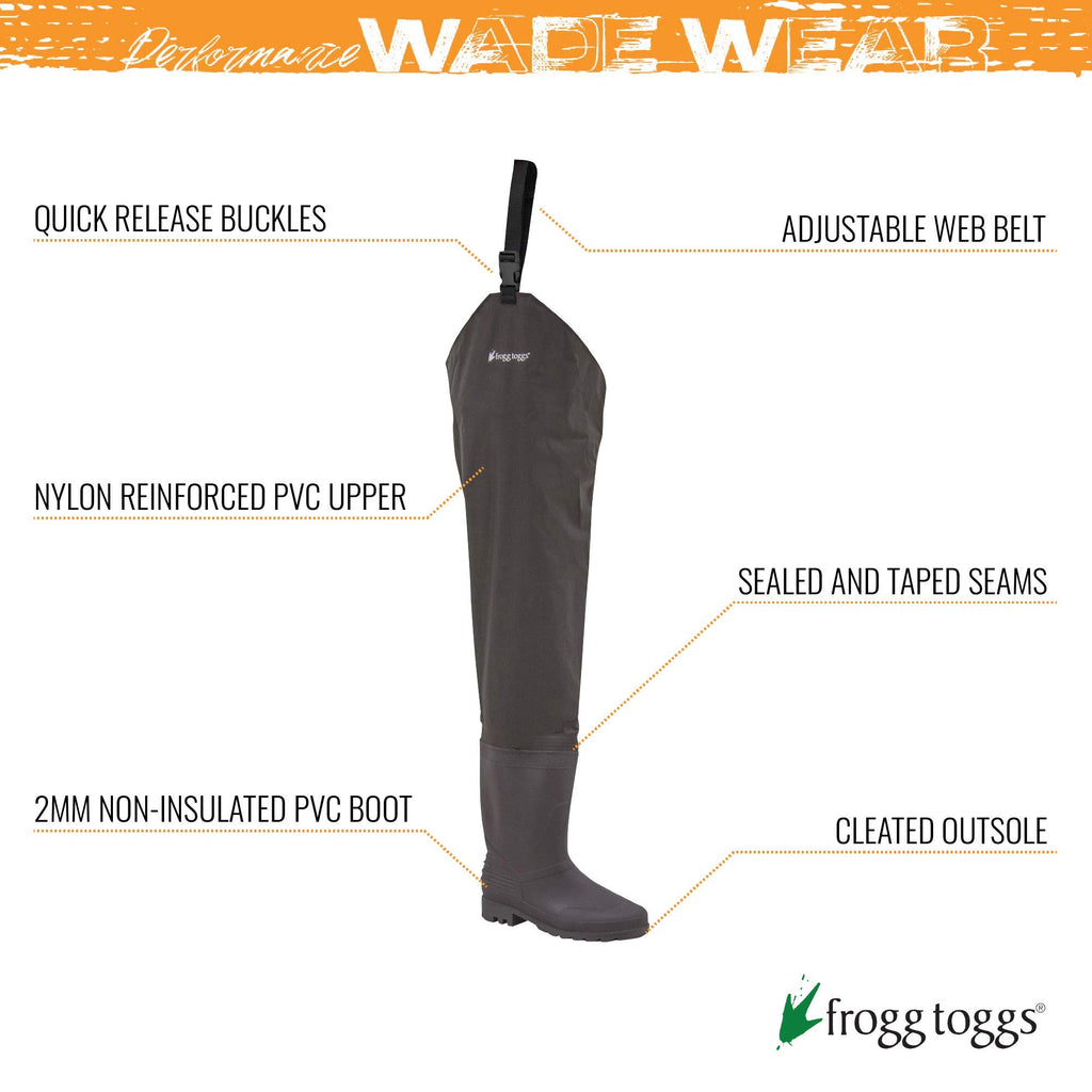 Waterproof PVC Fishing Bootfoot Hip Wader W17632