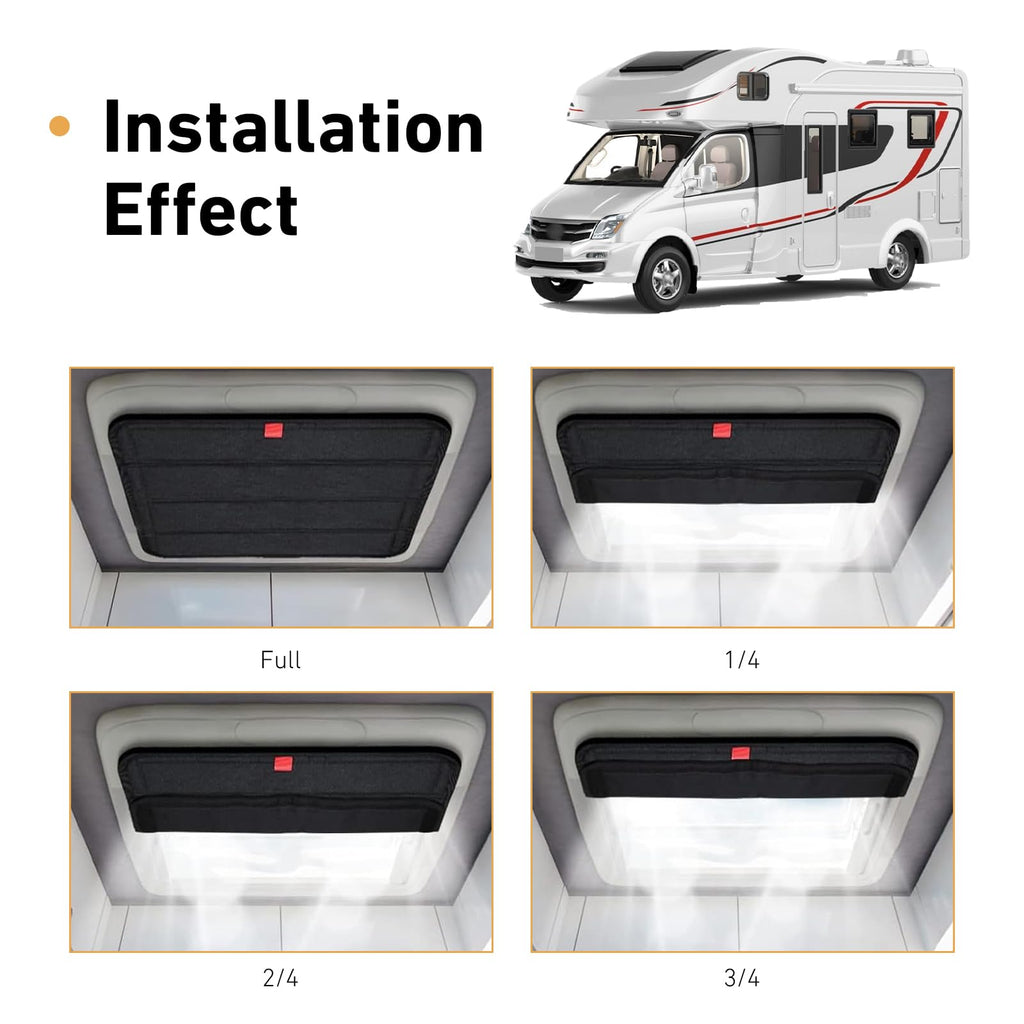 Magnetic Foldable RV Skylight Vent Cover K40579