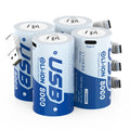 Rechargeable Lithium D Batteries 4 Pack N399