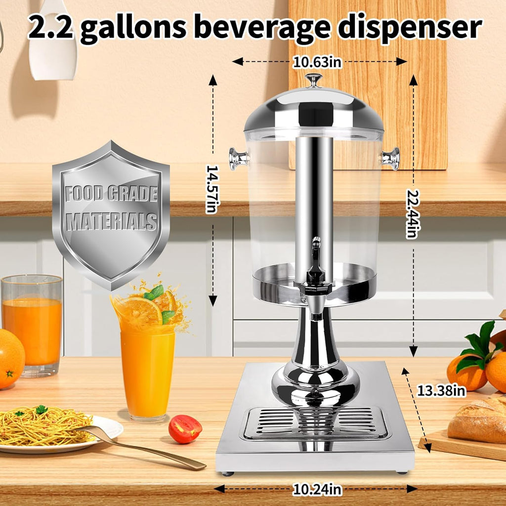 Stainless Steel Beverage Dispenser with Stand W6680