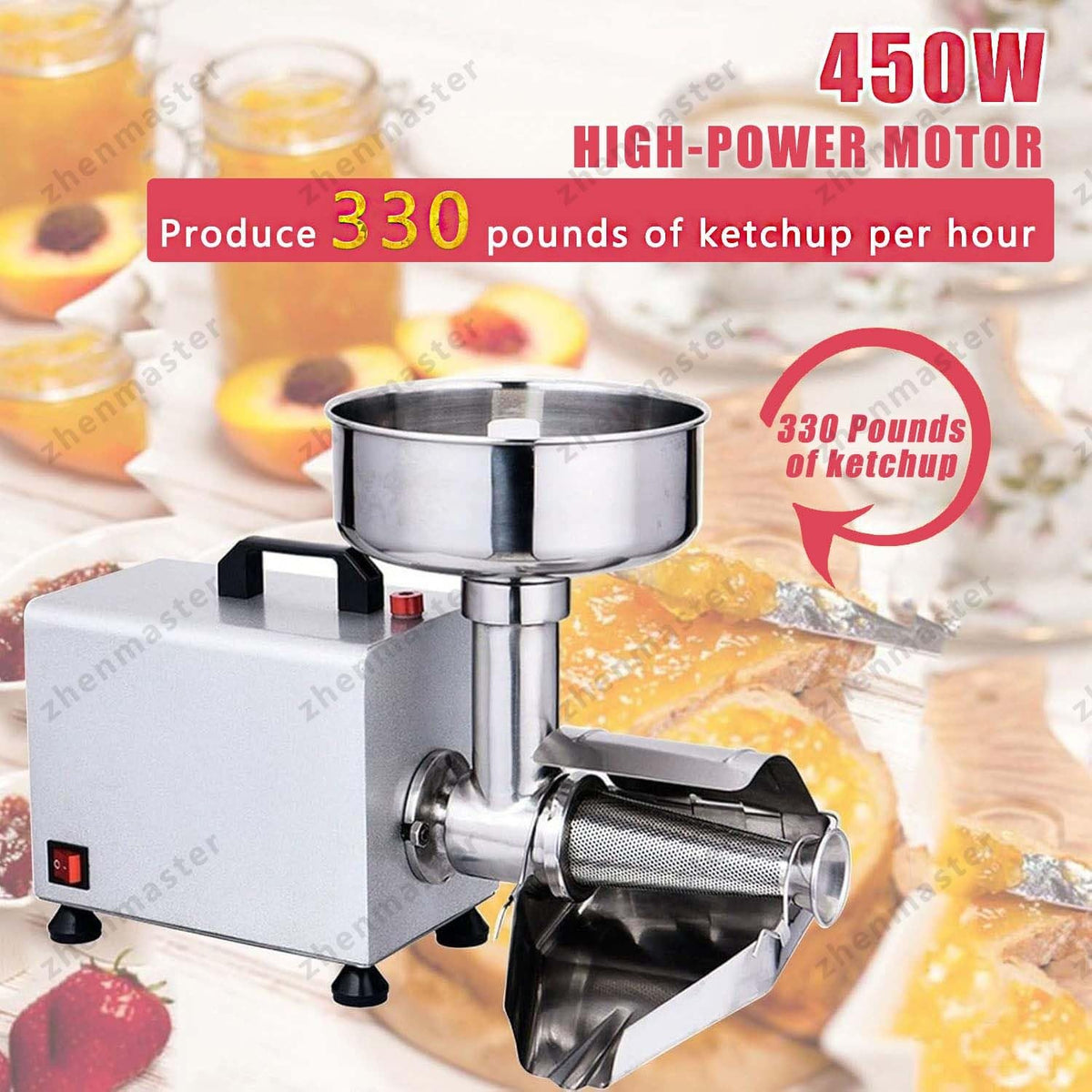 Electric Stainless Steel Tomato Strainer Z744