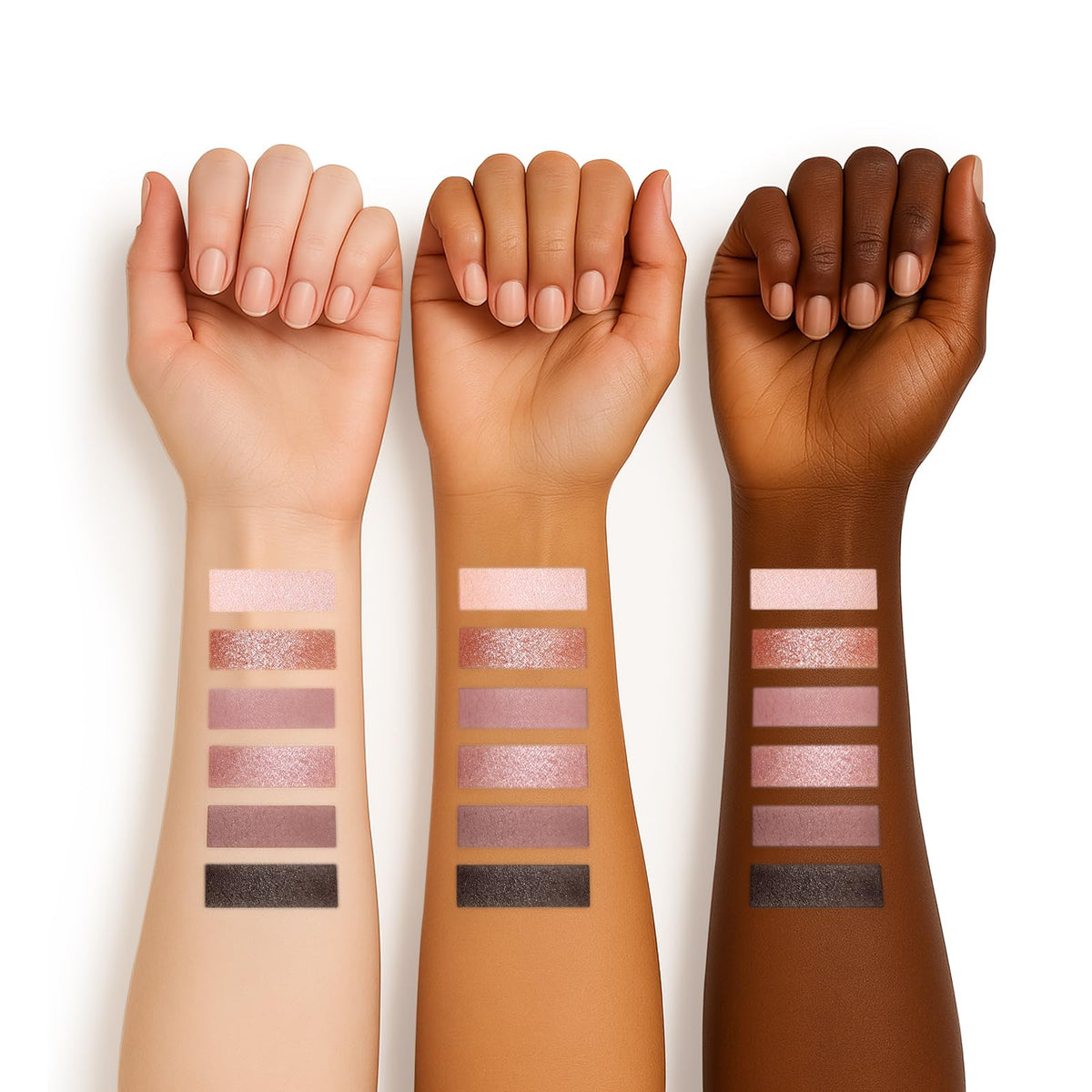 Neutral Nude Matte & Shimmer 6 Colors Mini Eyeshadow Palette M733040