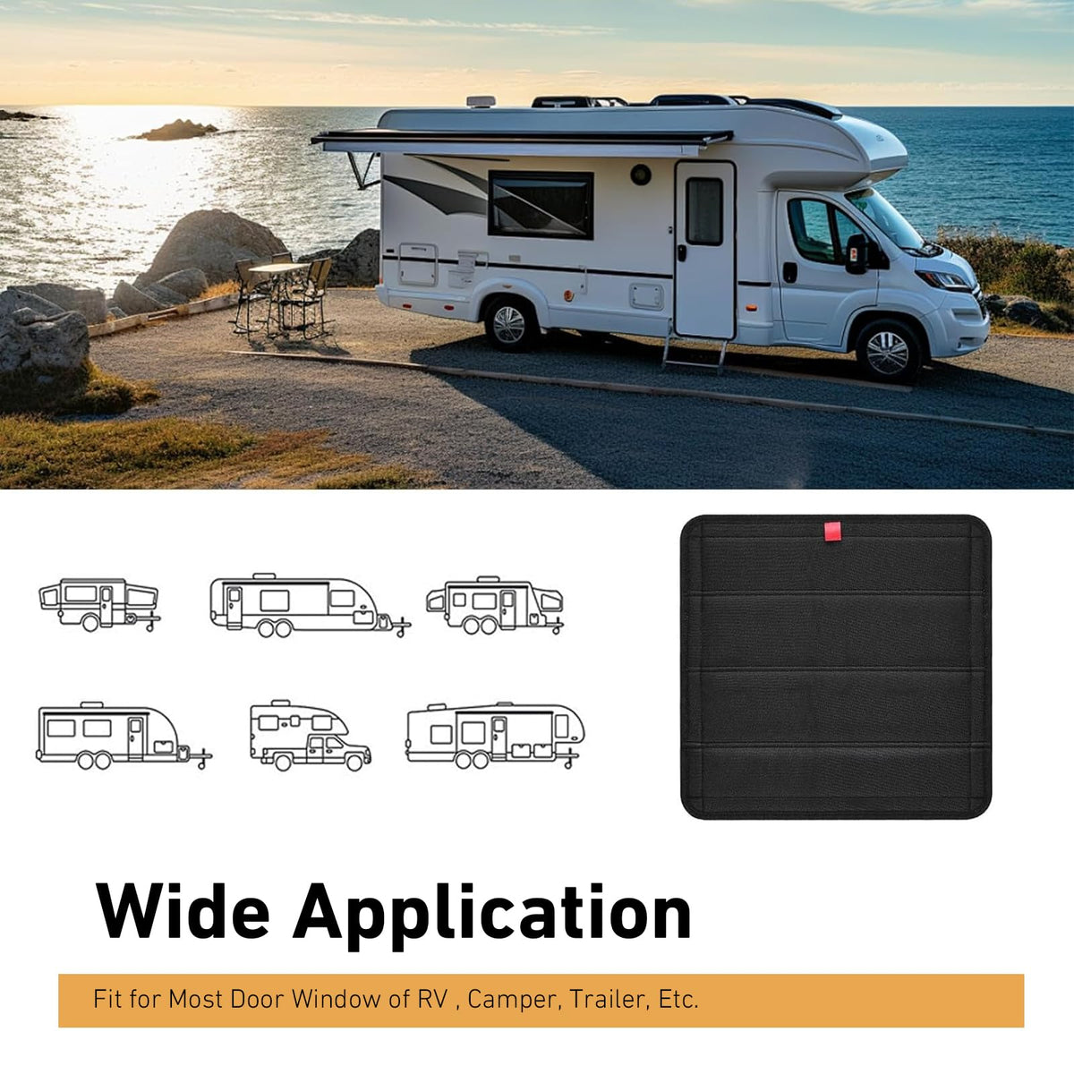 Magnetic Foldable RV Skylight Vent Cover K40579