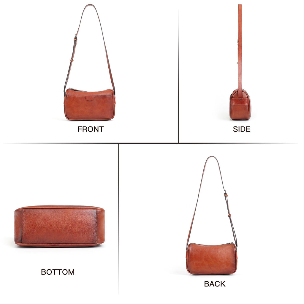 Genuine Leather Crossbody Bag O18645