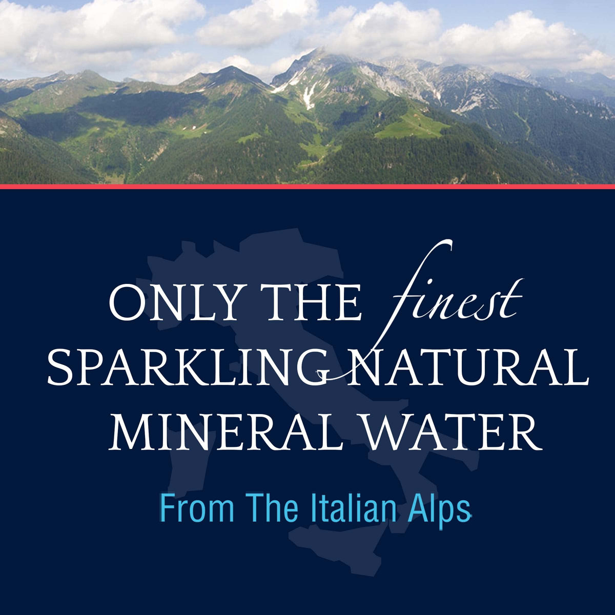 Sparkling Natural Mineral Water 750ml Glass Bottle E655