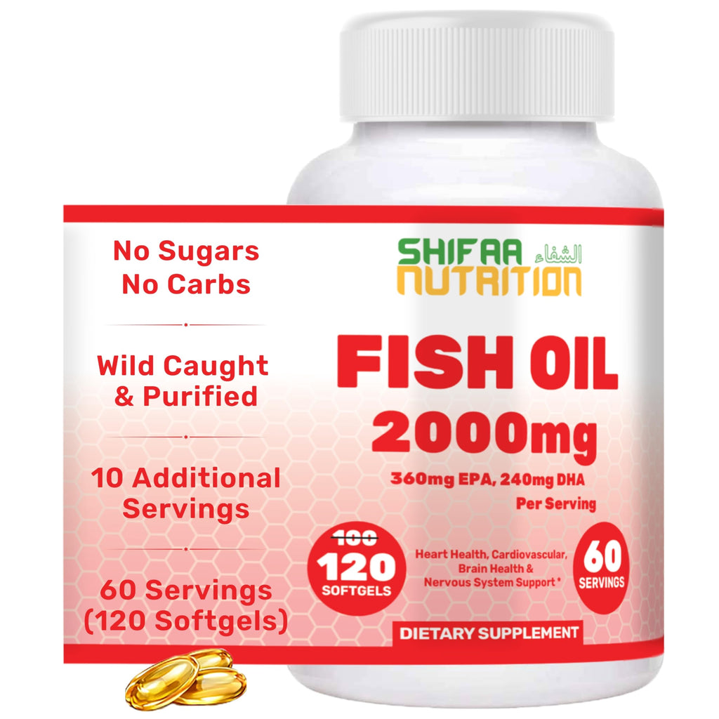 Omega 3 Fish Oil 2000mg 120 Softgels Y25092