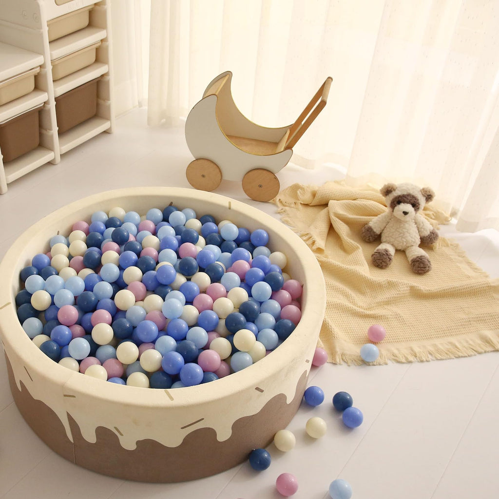 Cream Ball Pit Balls 100 Balls 2.2 Inch I3556