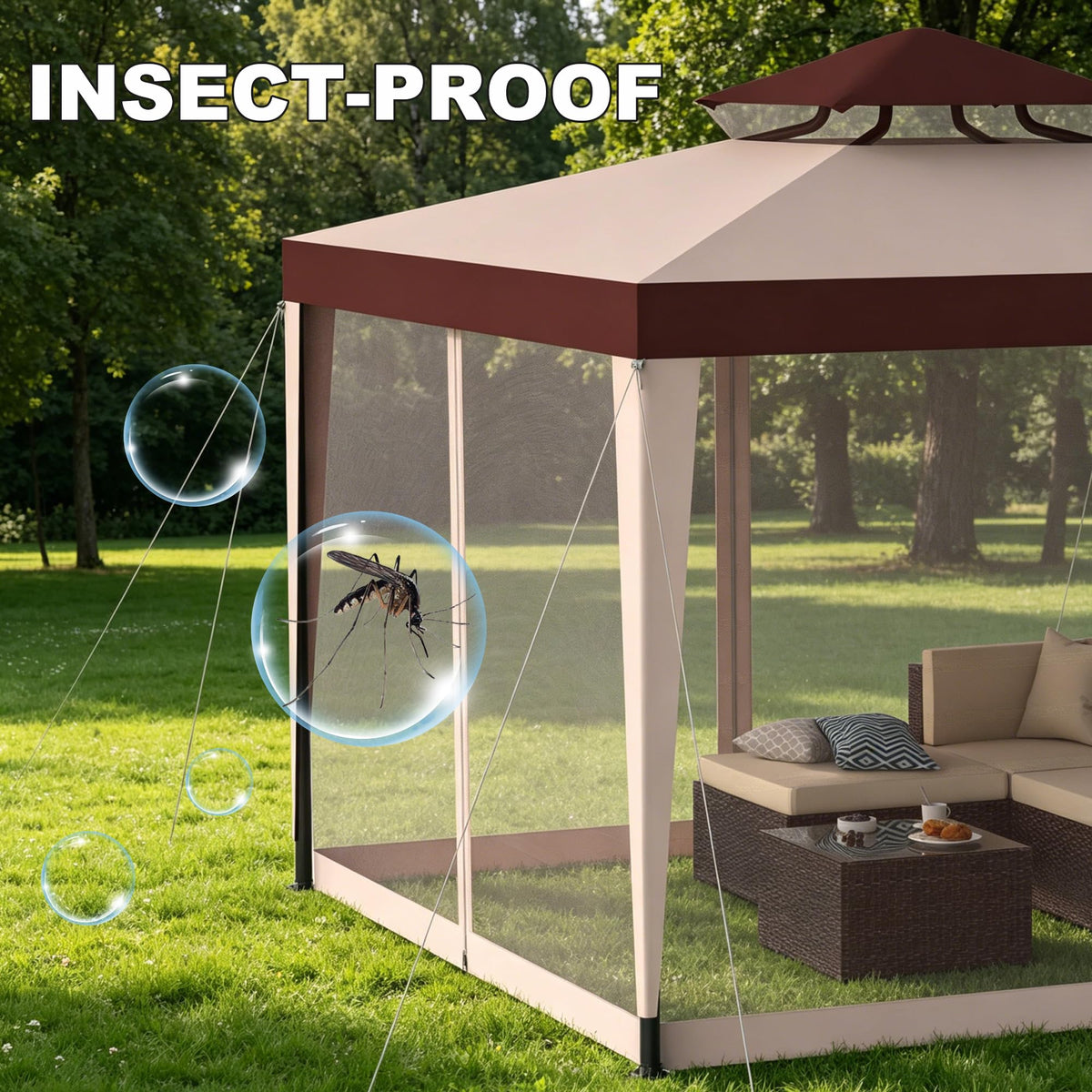 10×10 Outdoor Gazebo Canopy Tent Z1294