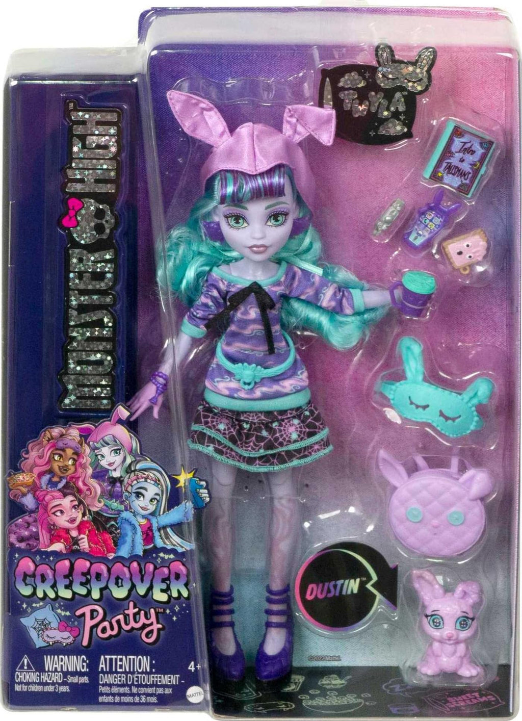 Doll with Pet Bunny, Hoodie, Book & Backpack Q5587