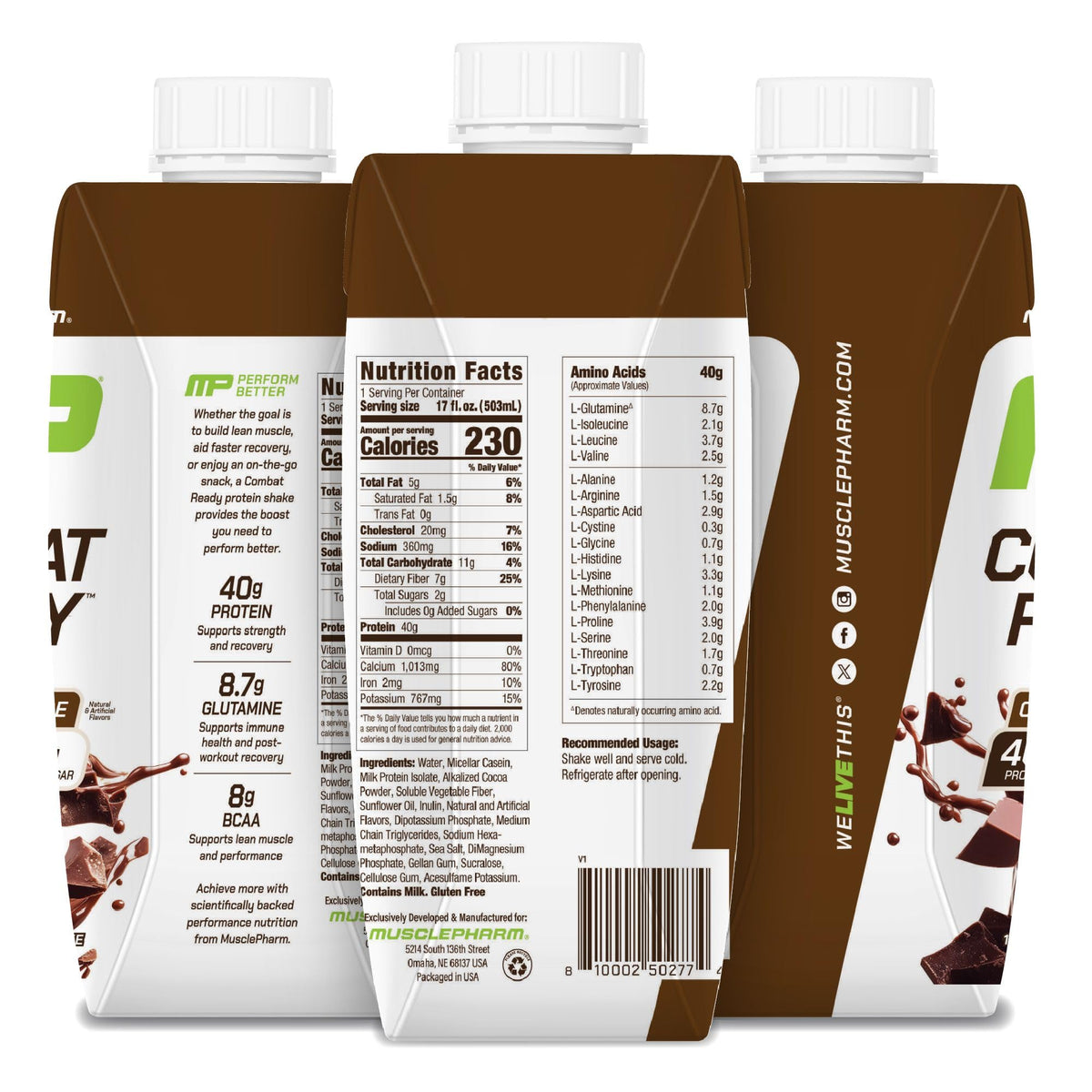 Chocolate Fudge Protein Shake 12 Pack Y930840