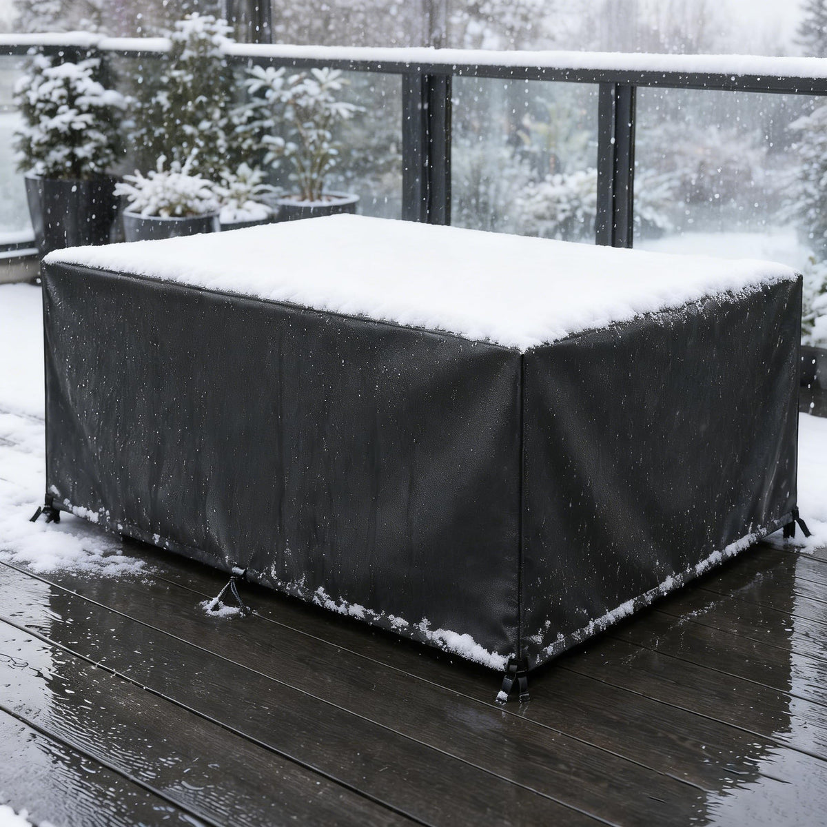 Waterproof 420D Oxford Patio Furniture Cover P845