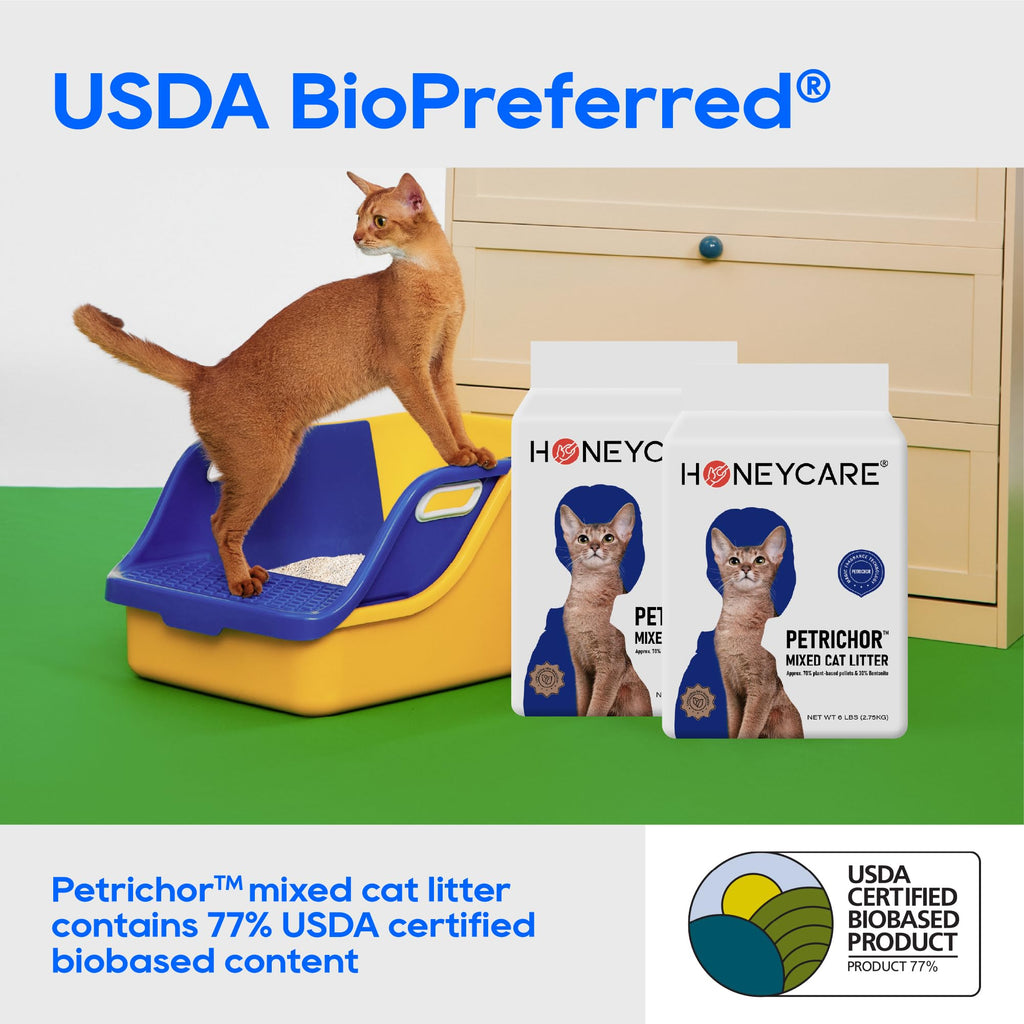 Tofu Cat Litter Bentonite Low-Dust Quick Clumping 6 Lbs E9813