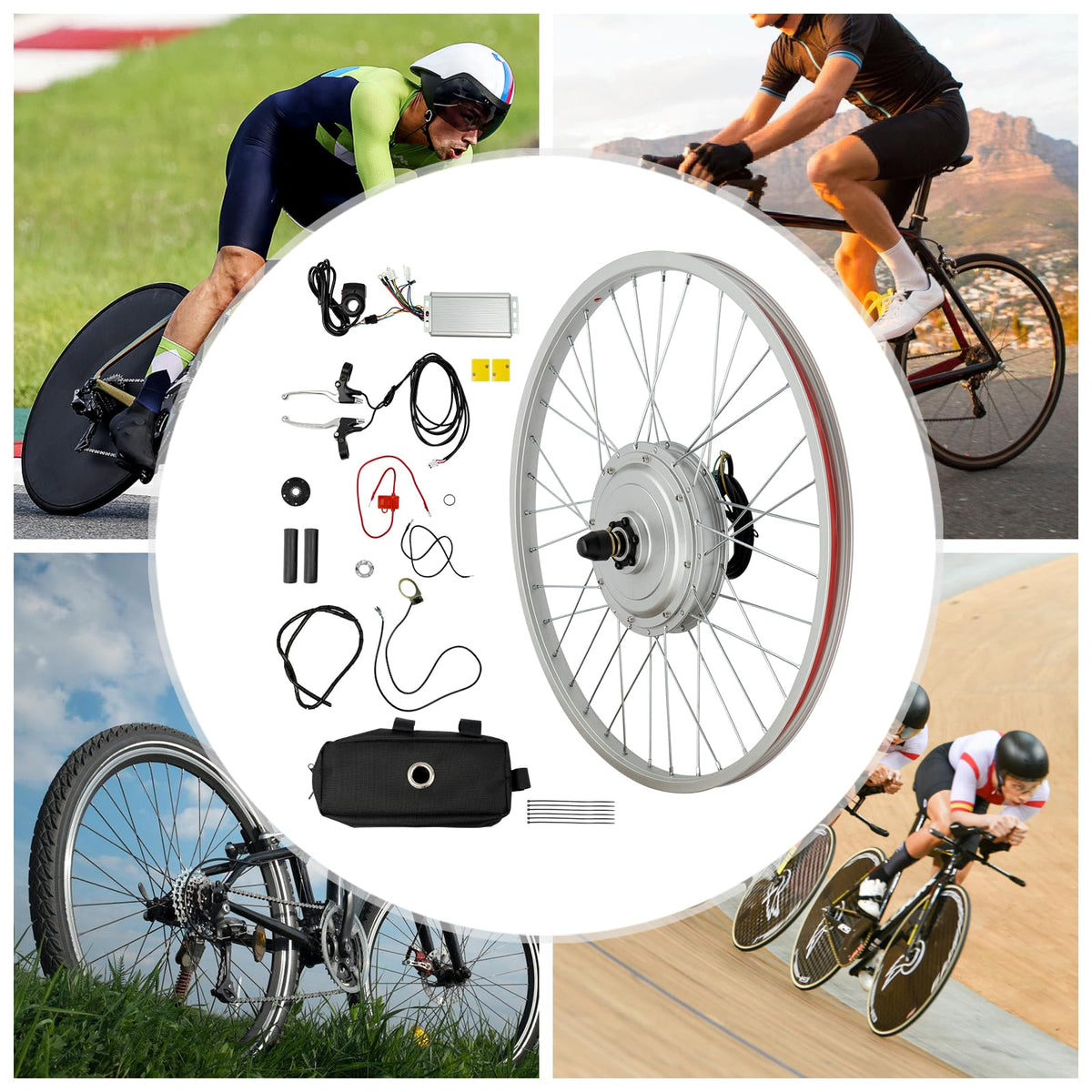 36V 750W Front Brushless Motor Electric Bicycle Conversion Kit P792