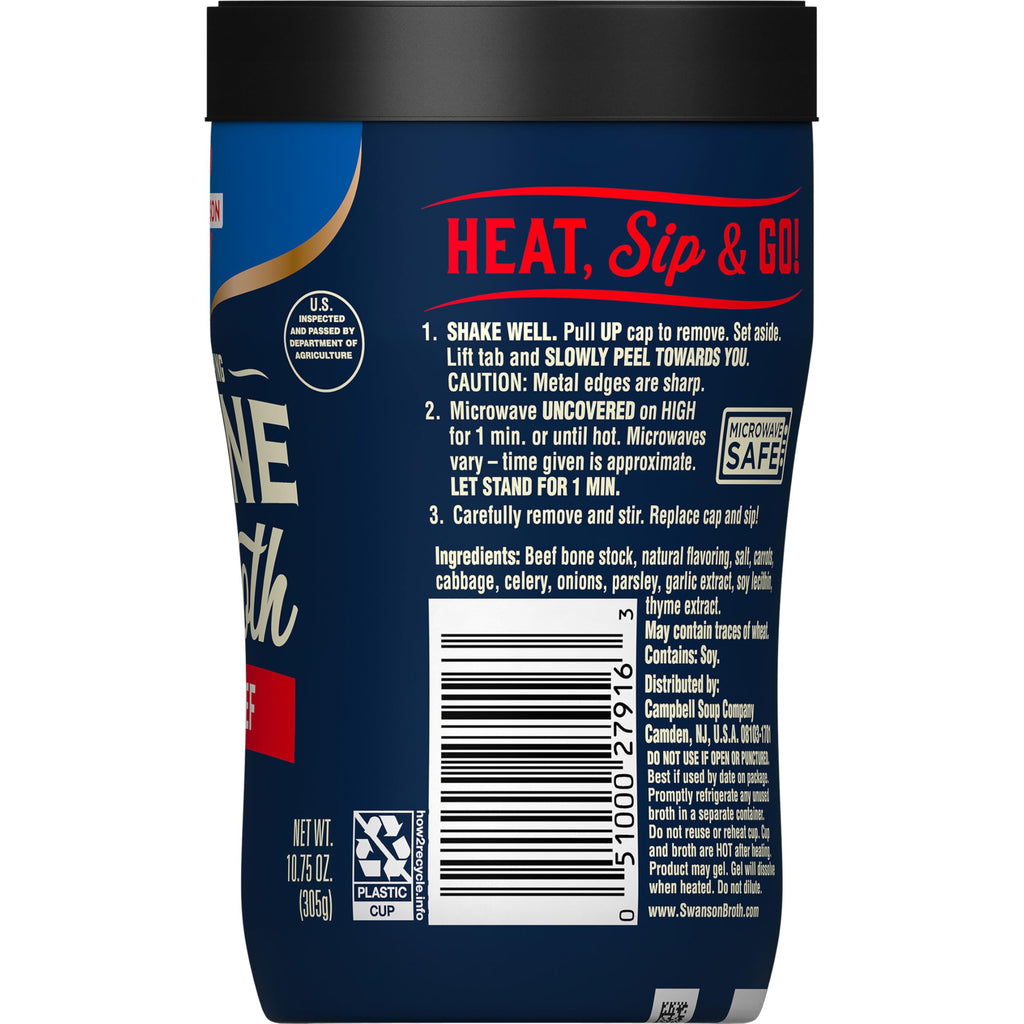 Beef Bone Broth 10.75 OZ Cup M203837