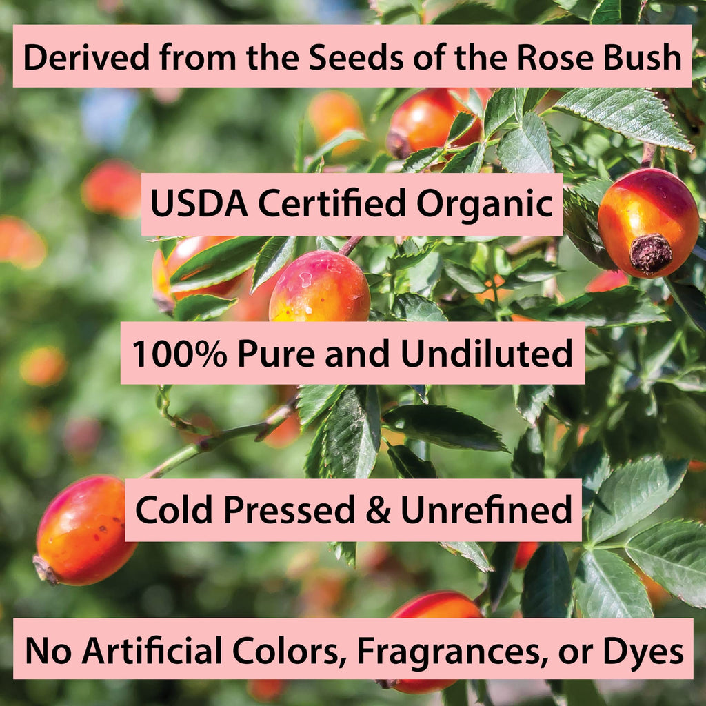 Cold Pressed Rosehip Seed Oil 1 Oz T2450