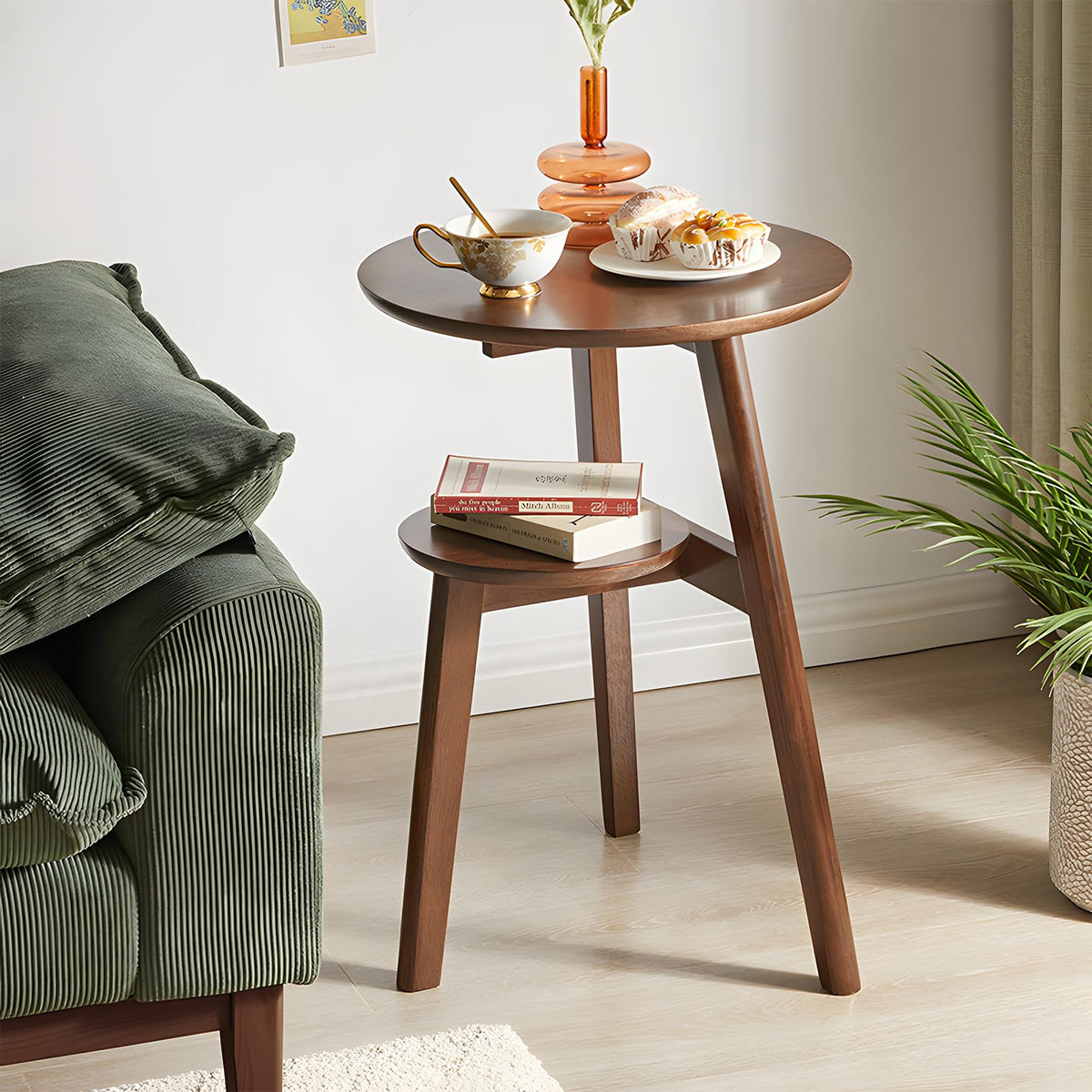 2-Tier Round Side Table N7559