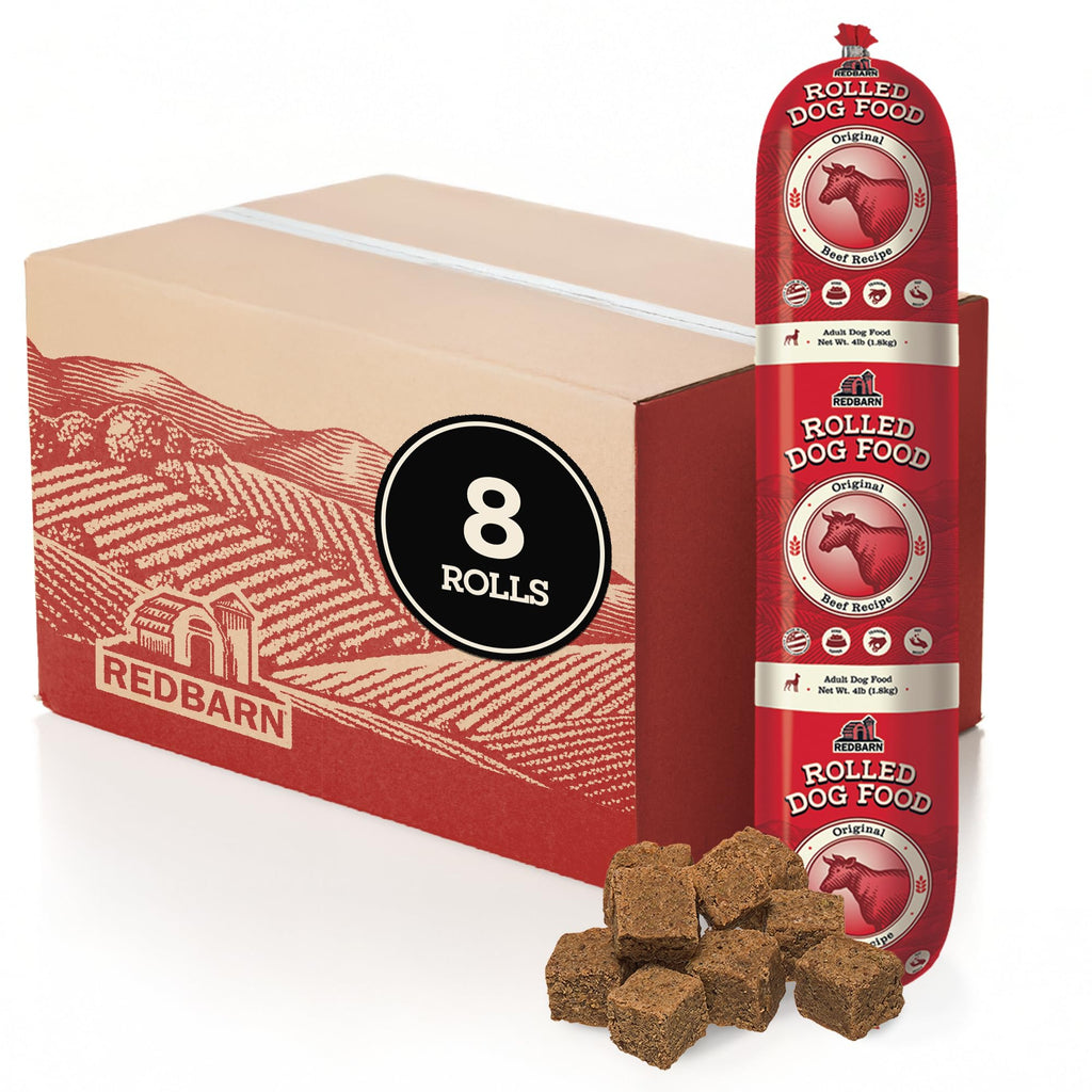Semi-Moist Rolled Dog Food Beef Recipe 4lb 8 Rolls K948261