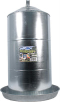 Galvanized 8 Gallon Poultry Waterer I726