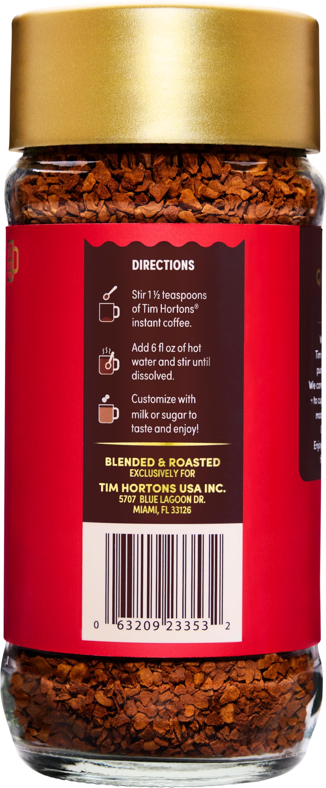Dark Roast Instant Coffee 3.5oz Jar P67918