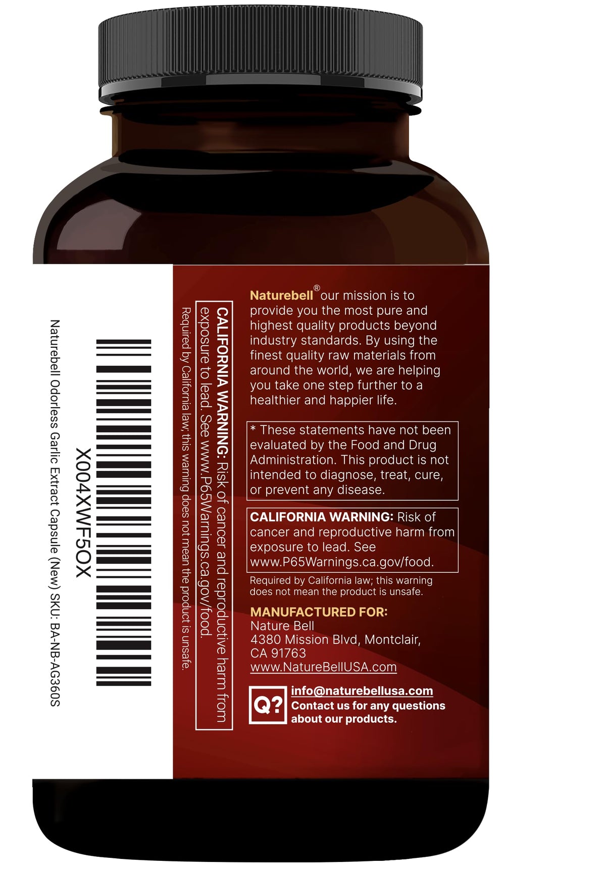 Aged Garlic Extract 1,000mg 360 Odorless Softgels N33019