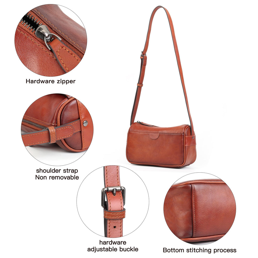 Genuine Leather Crossbody Bag O18645