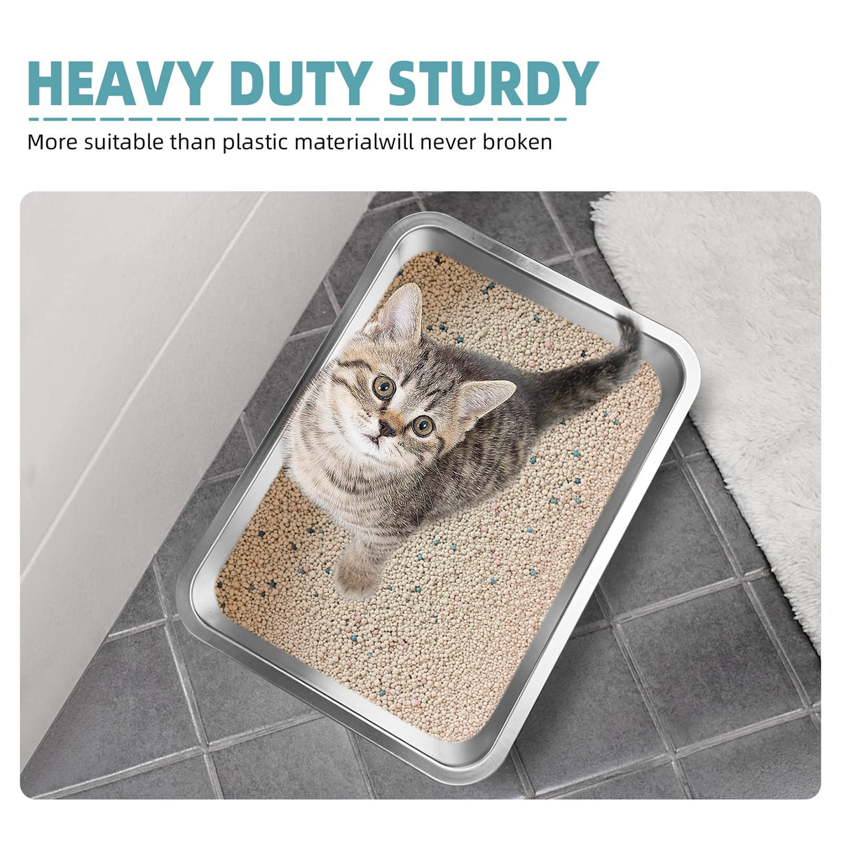 Stainless Steel Litter Box O56041