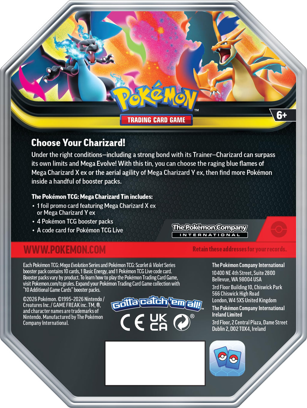 Pokémon TCG Tin B88714