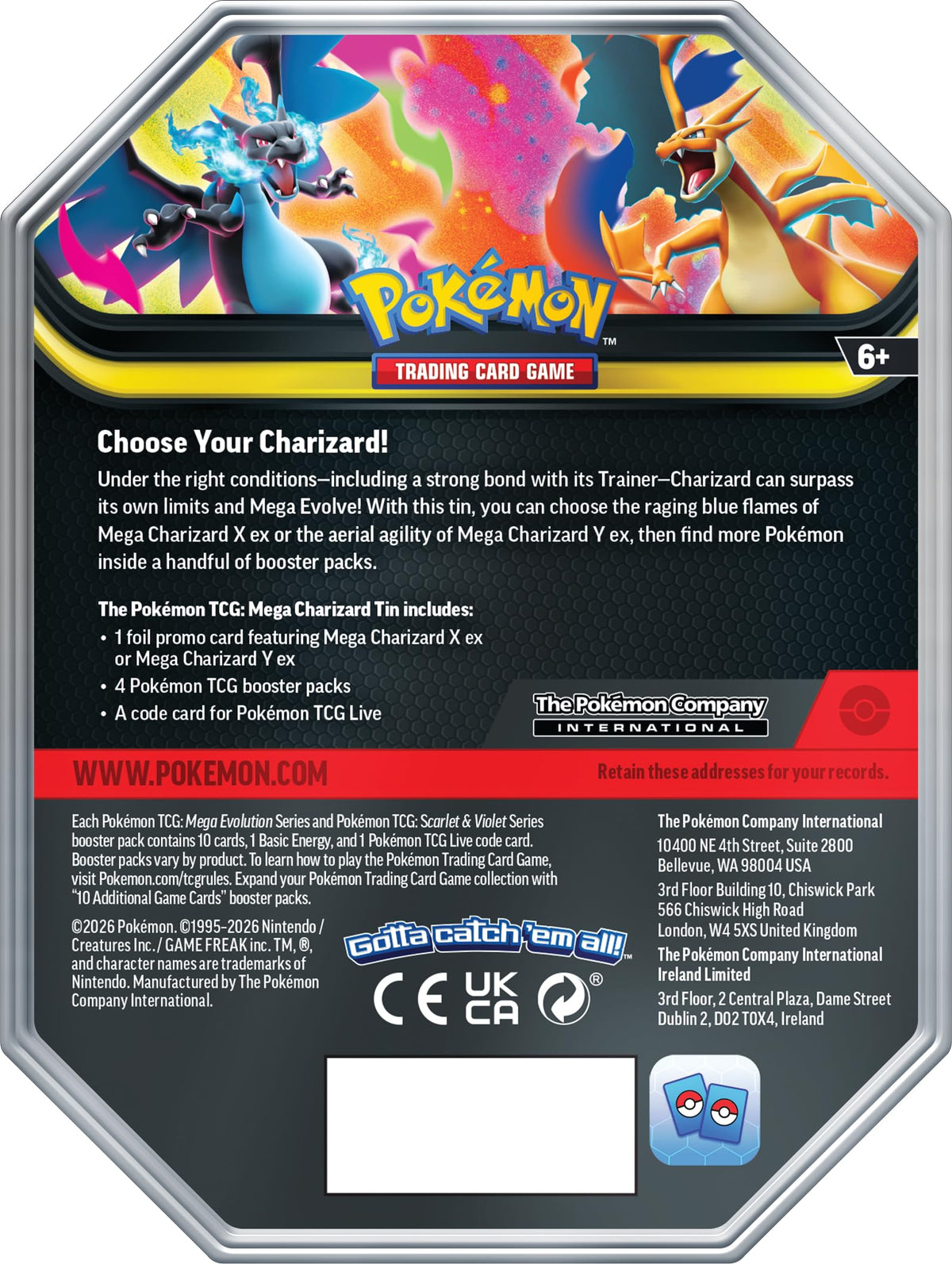 Pokémon TCG Tin B88714