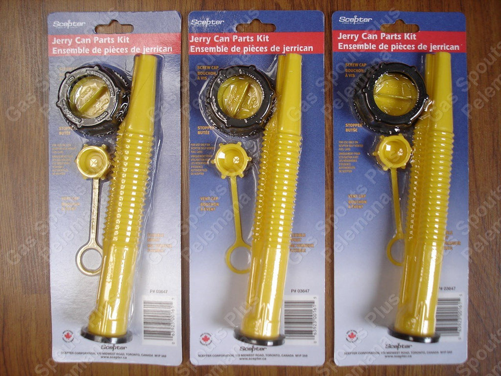 Gas Can Parts 4 Pcs Spout Kits G65202