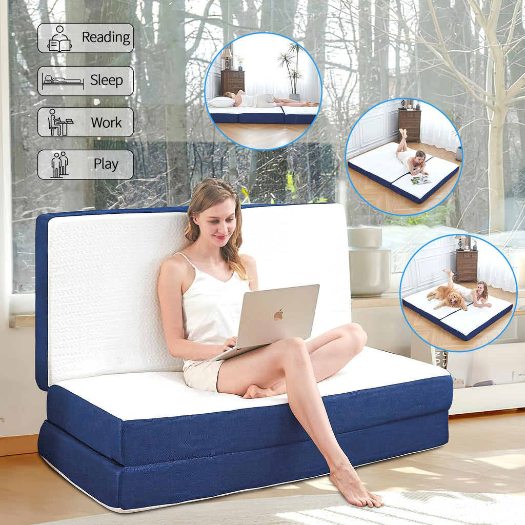 Foldable 6" Trifold Mattress Full Size O37123