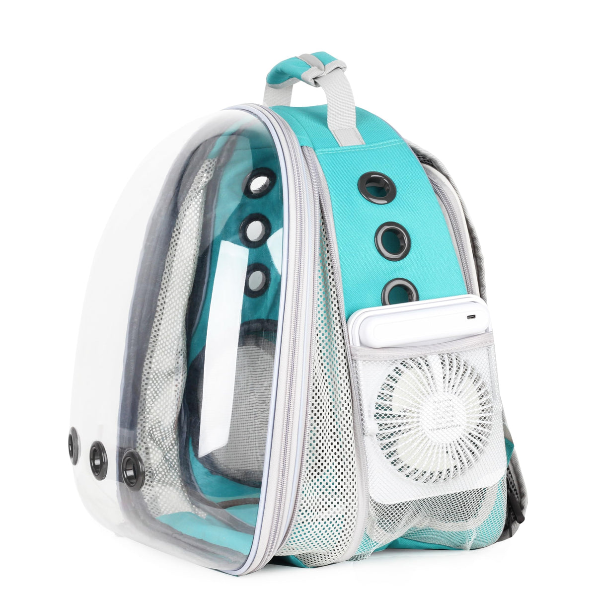 Expandable Cat Backpack with Mini Fan E731