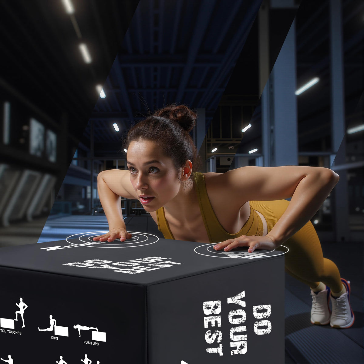 3-in-1 Plyometric Jump Box C8762