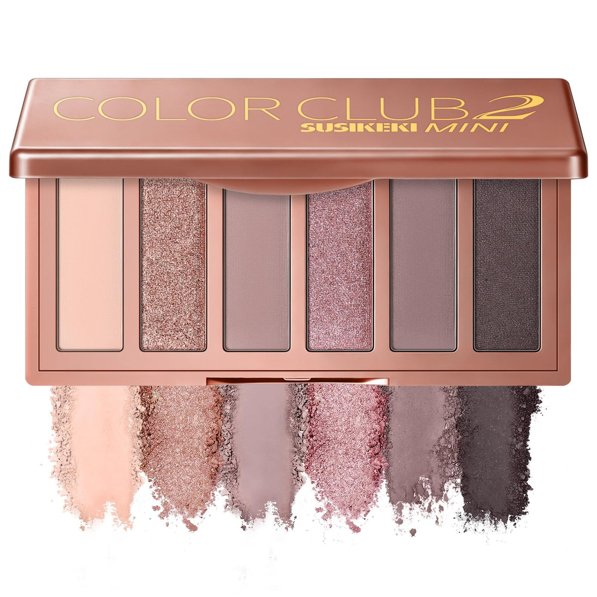 Neutral Nude Matte & Shimmer 6 Colors Mini Eyeshadow Palette M733040