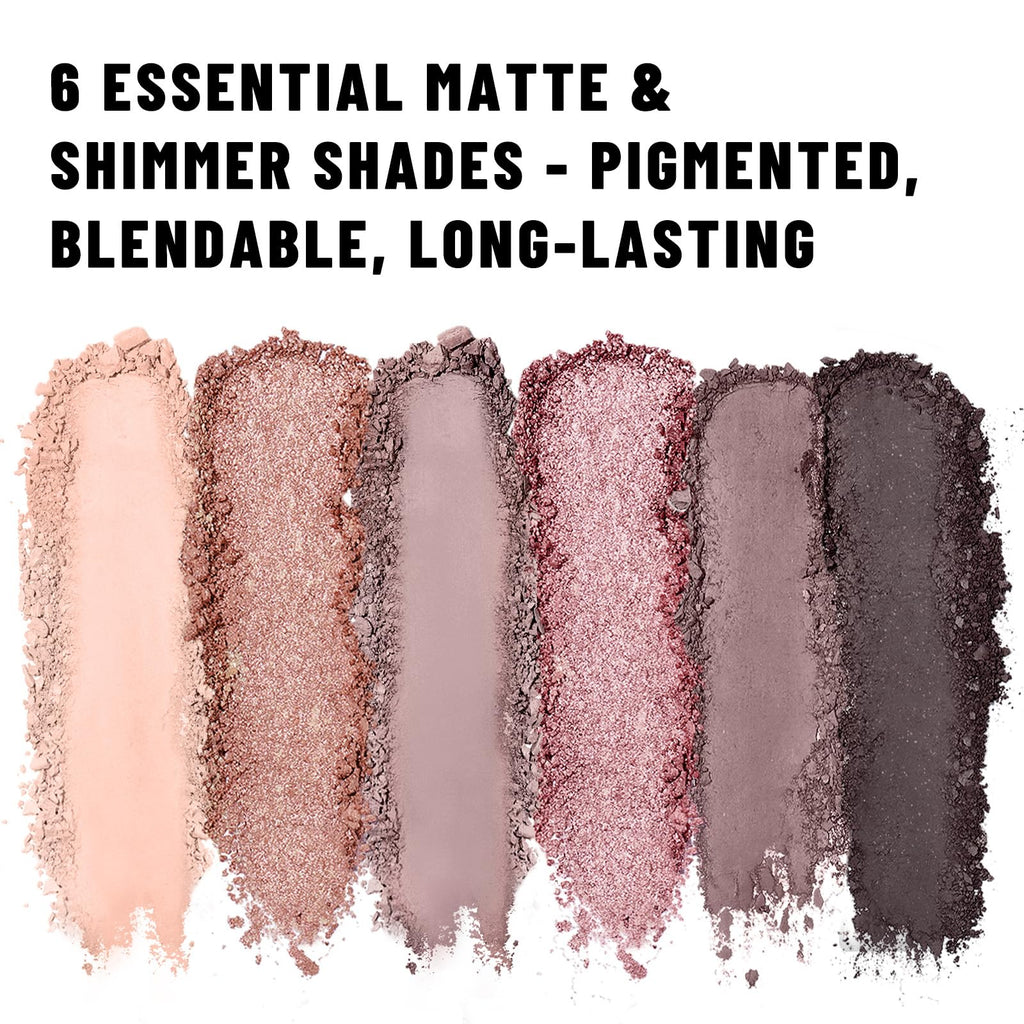 Neutral Nude Matte & Shimmer 6 Colors Mini Eyeshadow Palette M733040