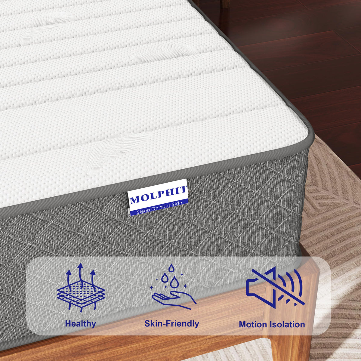 10 Inch Full Size Medium Firm Hybrid Mattress Y923