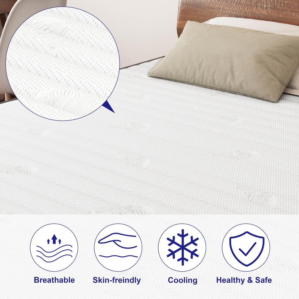 10 Inch Full Size Medium Firm Hybrid Mattress Y923