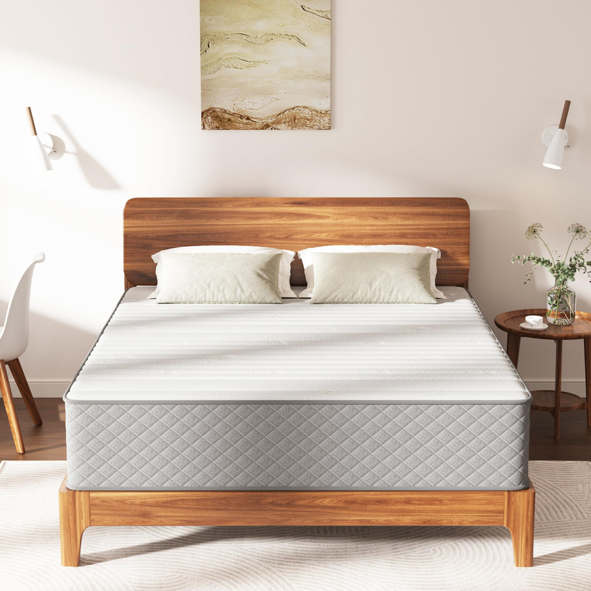 10 Inch Full Size Medium Firm Hybrid Mattress Y923