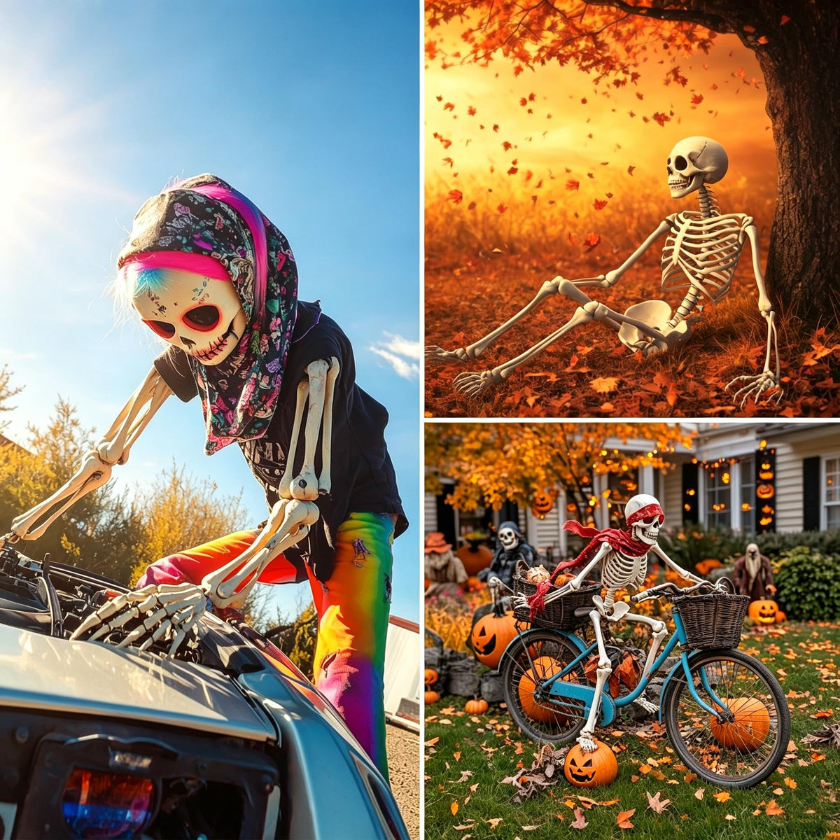 Posable Life Size Skeleton with Movable Joints I3428