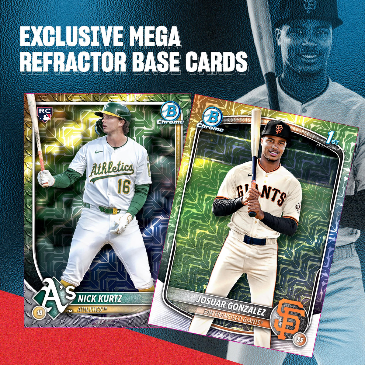 2025 Bowman Chrome Baseball Mega Box L237535