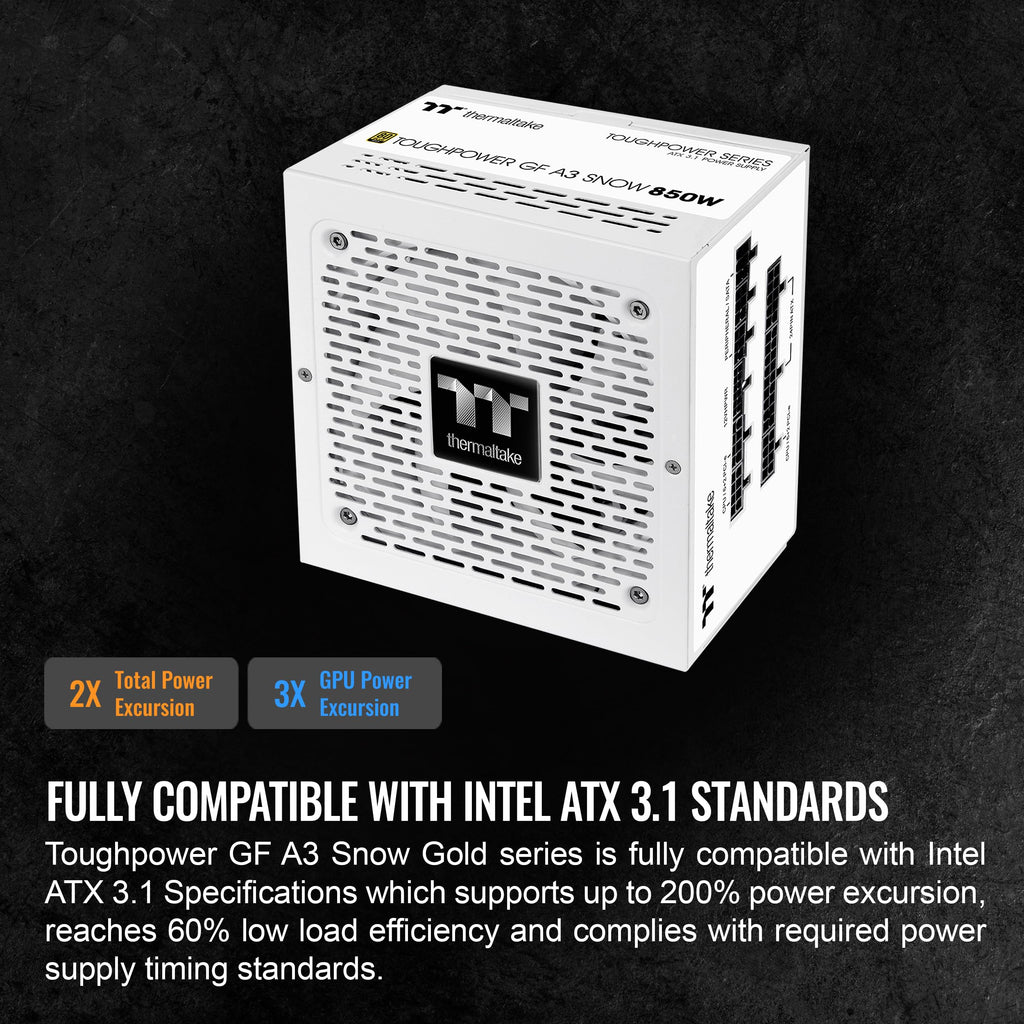 850W 80+ Gold Full Modular ATX 3.1 Power Supply Z918119