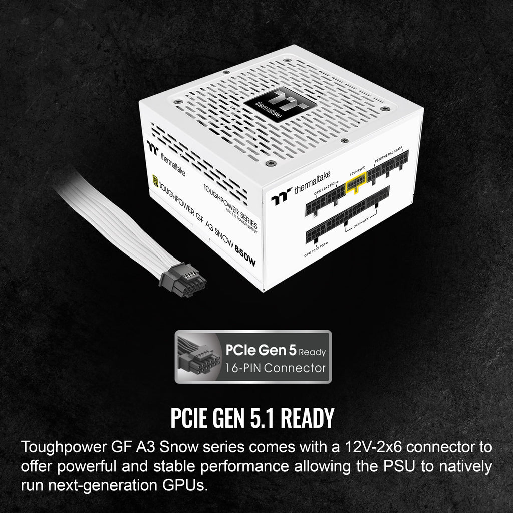 850W 80+ Gold Full Modular ATX 3.1 Power Supply Z918119