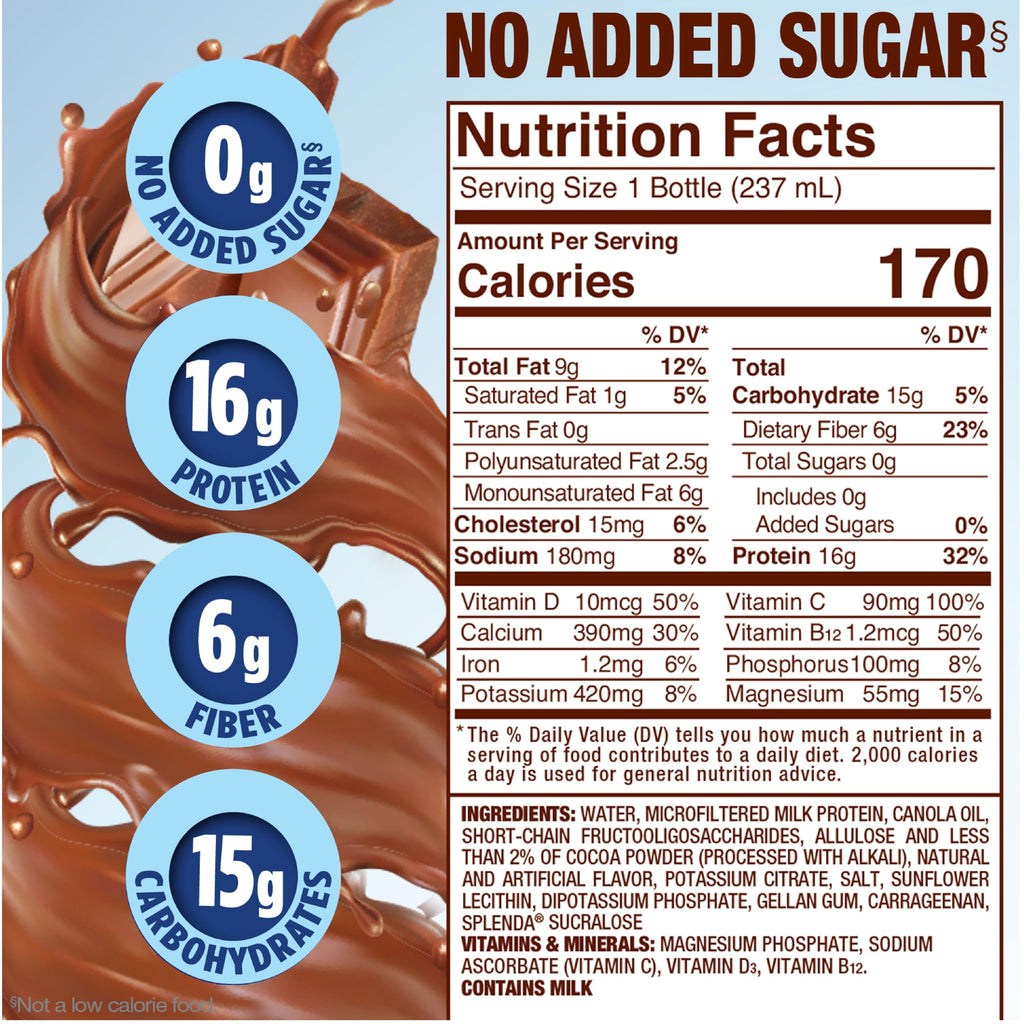 Milk Chocolate Nutrition Shakes 12 Pack M7485