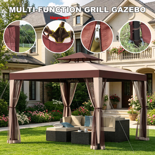 10×10 Outdoor Gazebo Canopy Tent Z1294