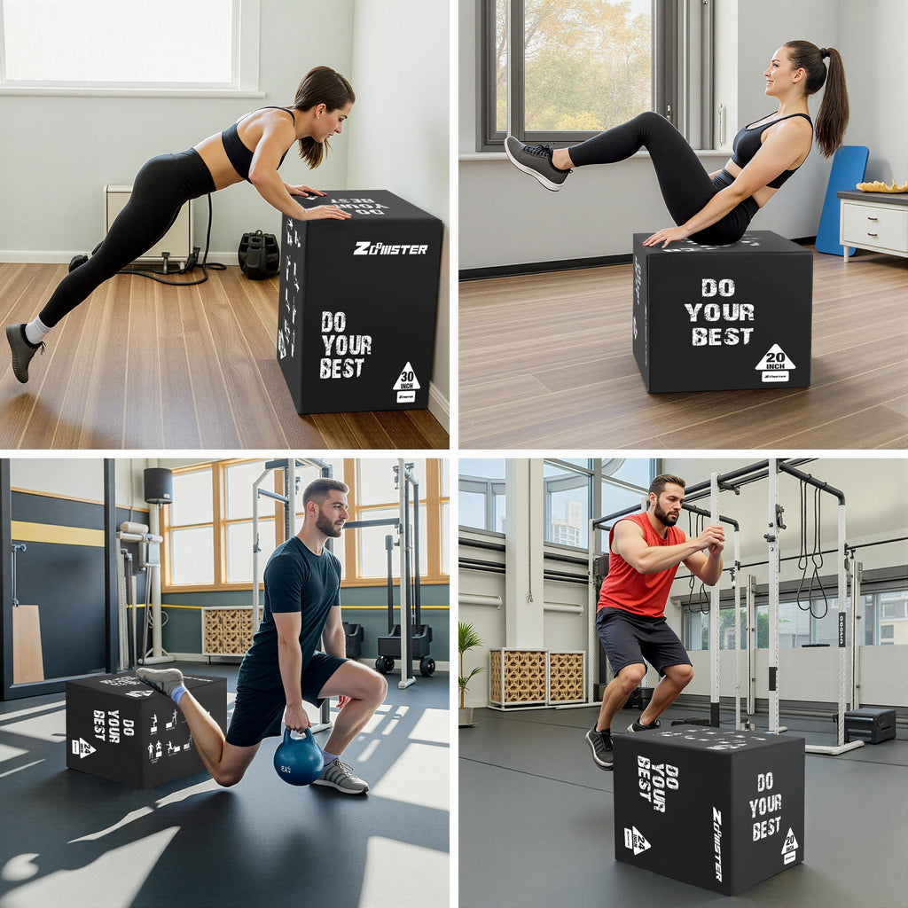 3-in-1 Plyometric Jump Box C8762